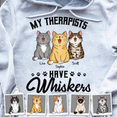 My Therapist Has Whiskers Personalized T-shirt TS-NB819