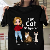 The Cat Whisperer Personalized Cat T-shirt TS-NN884