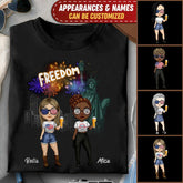 Freedom American, Happy 4th Of July - Personalized T-shirt, Gift For Friend