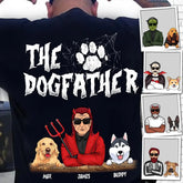 Halloween The DogFather Personalized Back T-shirt TS-NB1806