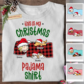 This Is My Christmas Pajama Shirt Personalized T-shirt TS-PT2214