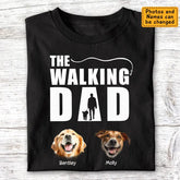 The Walking Dad - Personalized T-Shirt - Dog Lovers TS-TT3447