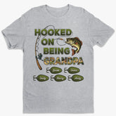 Hooked On My Little Crew - Family Personalized Custom Unisex T-shirt, Premium T-shirt, Hoodie - Father's Day, Gift For Dad, Grandpa
