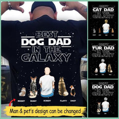 "DogDad Just Like A Normal Dad But Way Cooler" personalized T-shirt TS-GH73