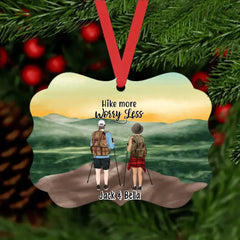 Personalized Ornament, Hiking Partners For Life, Gift for Hikers, Friends, Couple