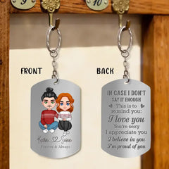 Custom Personalized Couple Aluminum Keychain - 
 Gift Idea For Couple/Valentine's Day - You're Sexy I Appreciate You