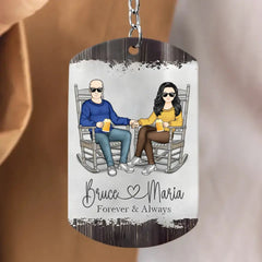 Custom Personalized Couple Aluminum Keychain - 
 Gift Idea For Couple/Valentine's Day - In Case I Don't Say It Enough