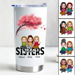 20oz Sisters - Sisters Forever - Personalized Tumbler